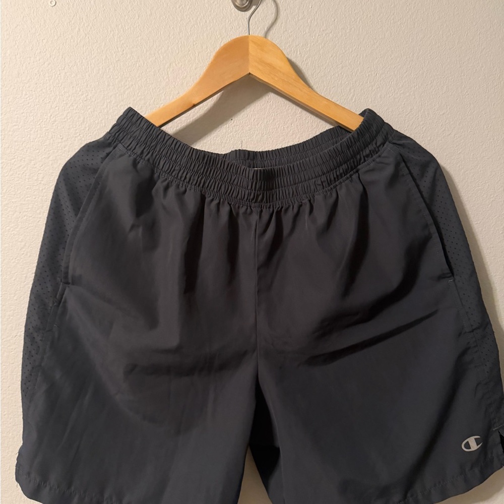 Champion Men's Dark Gray Athletic Shorts